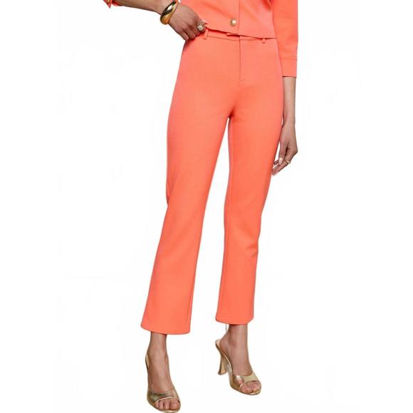 NEW L'AGENCE ketra baby boot trouser in electric coral